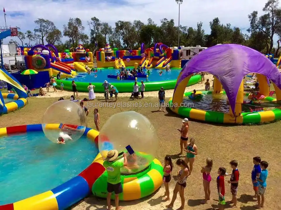 Kids Moonwalk Commercial Inflatable Bounce House Outdoor Jumping Bouncy Castle White Bouncer House Adult Combo With Water Slide