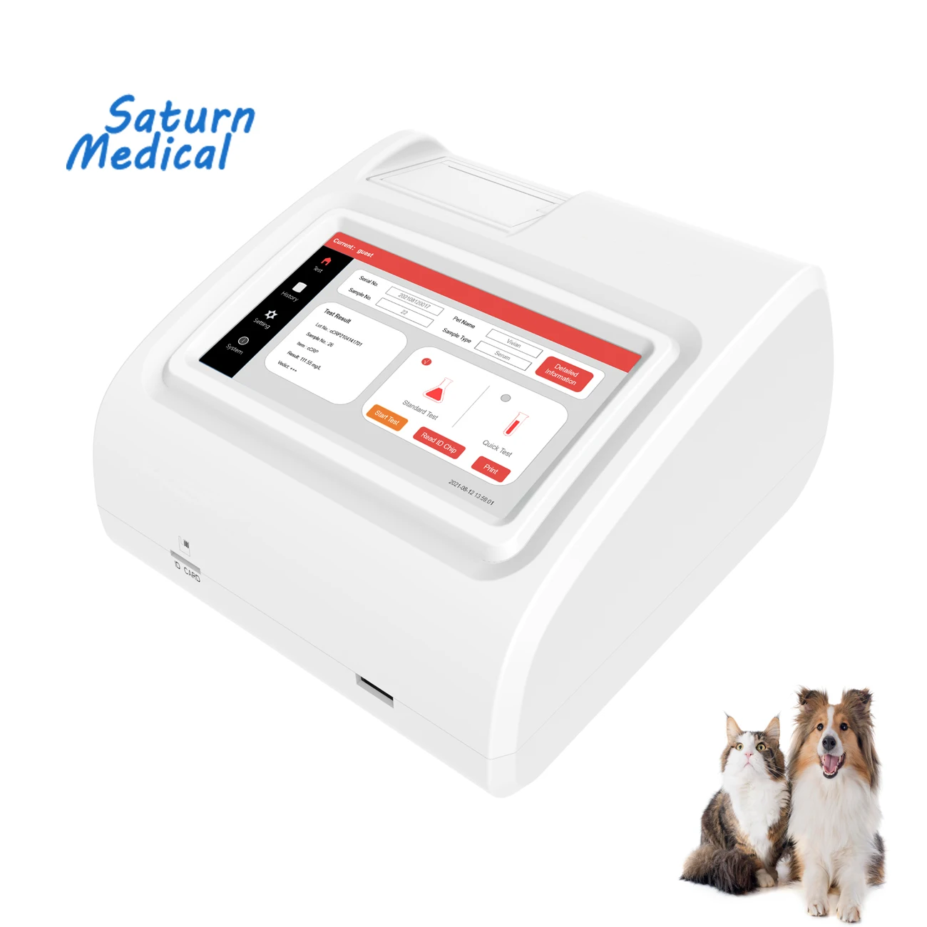 18 year manufacture wholesale price Veterinary immunofluorescence quantitative analyzer canine progesteron dog test machine