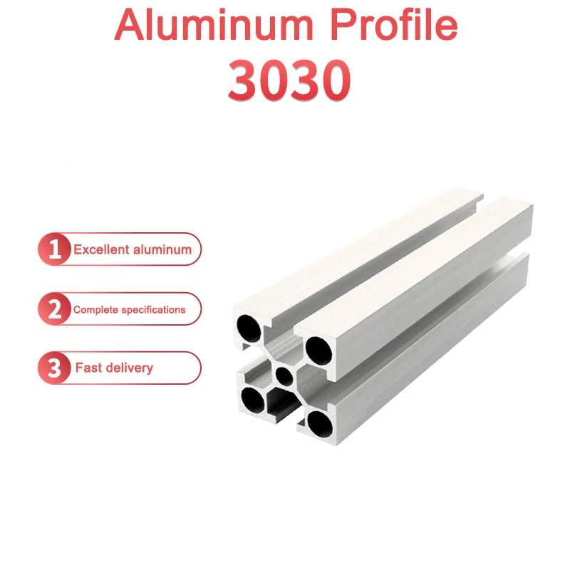 3030 4040 industrial extrusion anodized v slot aluminum profile 6063 t5 CNC t slot aluminum profile