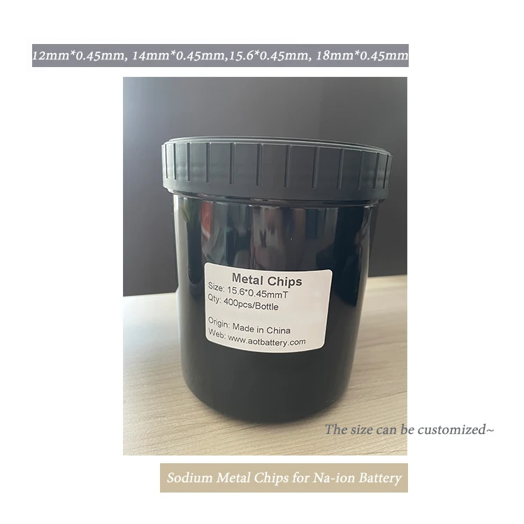 AOT Lab  Sodium Metal Chips For Coin Cell Raw Material