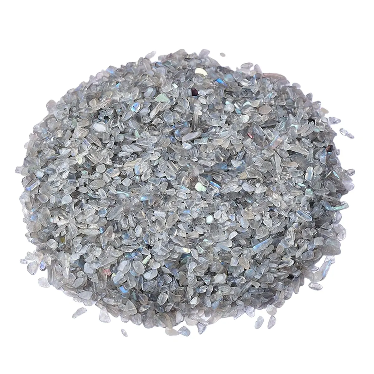 Best Factory 100g Crystal Labradorite Tumbled Gemstone In Plastic Box Labradorite Gravel Stone Chips