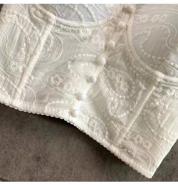 Customized Labels All Cotton Plus Size Sports Bra Convertible Lace Adjustable Eco-Friendly Push Seamless Big Corset Bra Tops