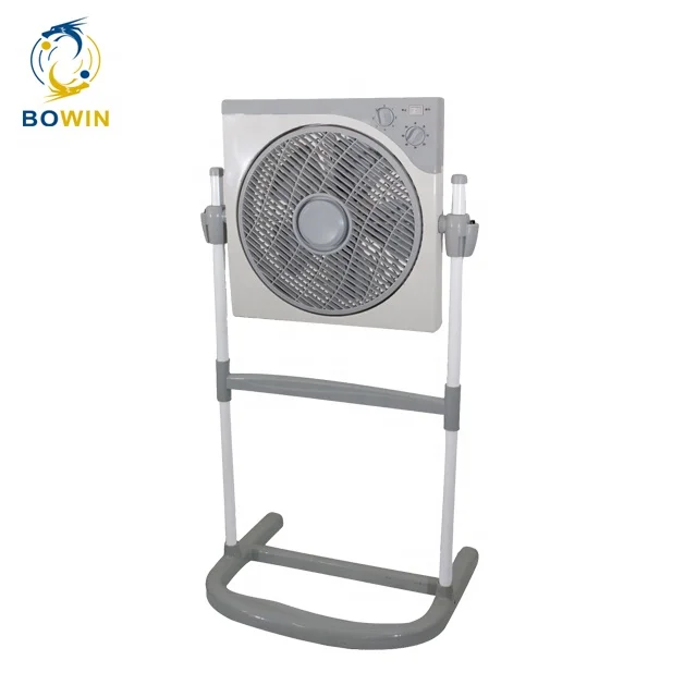 Wholesale Adjustable Height Box Fan 12 Inch Floor Standing Electrical With