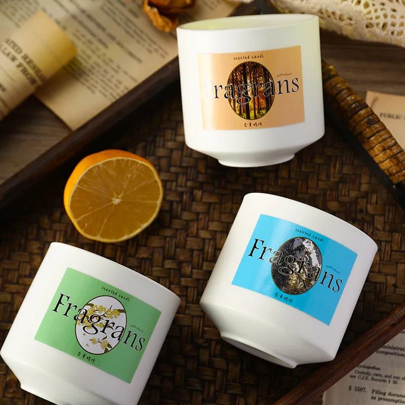 Керамическая ароматическая свеча роскошные свечи из соевого воска ароматизированные для украшения дома