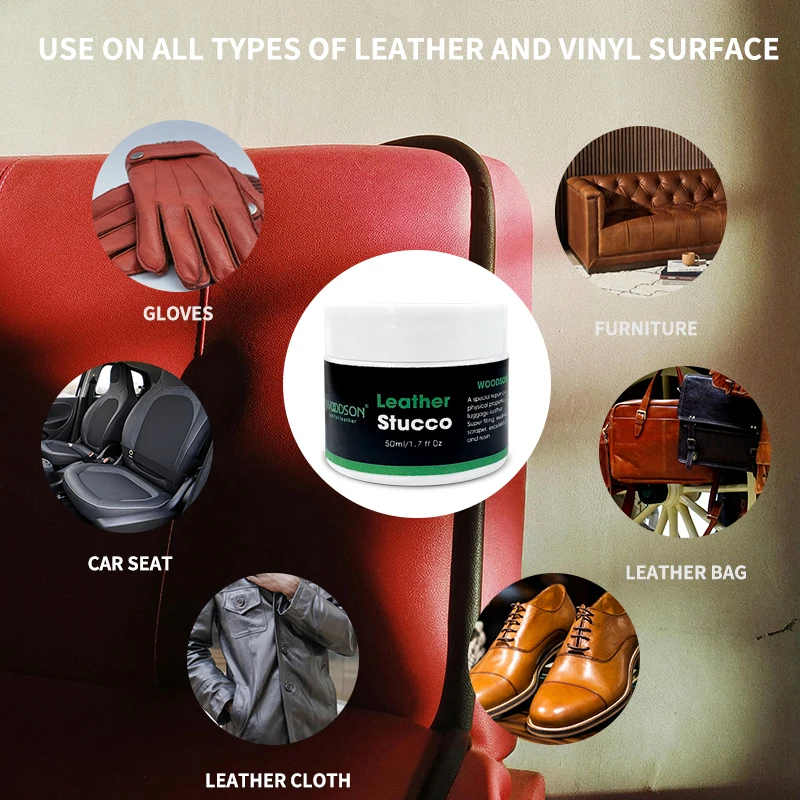 Leather shoe repair kit sofa furniture car car seat gap leather scratch filler leather stucco