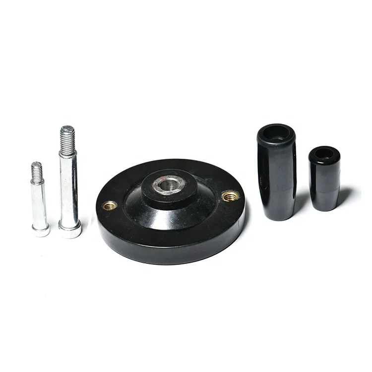 Customized Plastic Bakelite Double Handle Inner Wave Handwheel For Machine