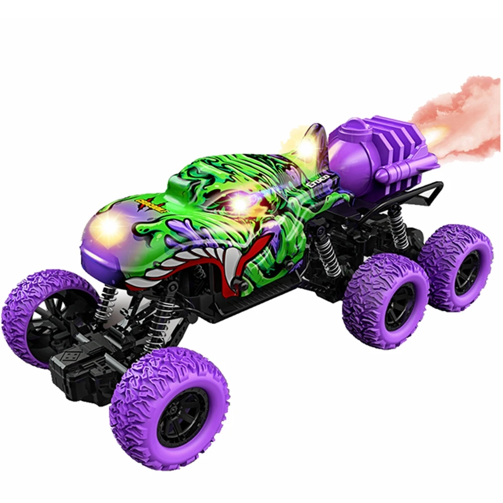 1: 16Five-way alloy remote control climbing with watch (double remote control) wheels with lights.