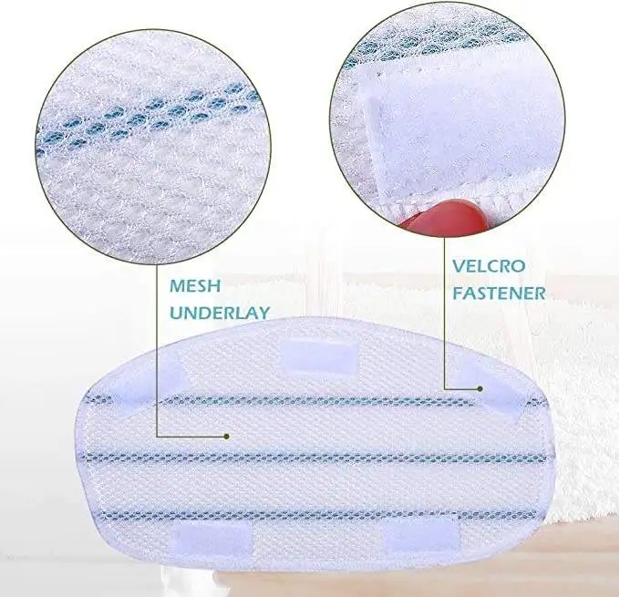 Magic Mop Refill Floor Cleaning Microfiber Flat Mop Pad Replacement Steam Mop Pads for Pursteam Thermapro 10-in-1