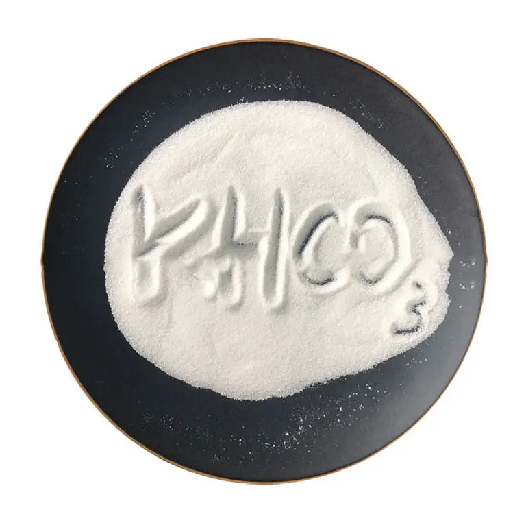 High Purity Potassium Bicarbonate CAS 298-14-6 Food Grade White Crystal KHCO3 as Acidity Regulator Chemical Swelling Agent.
