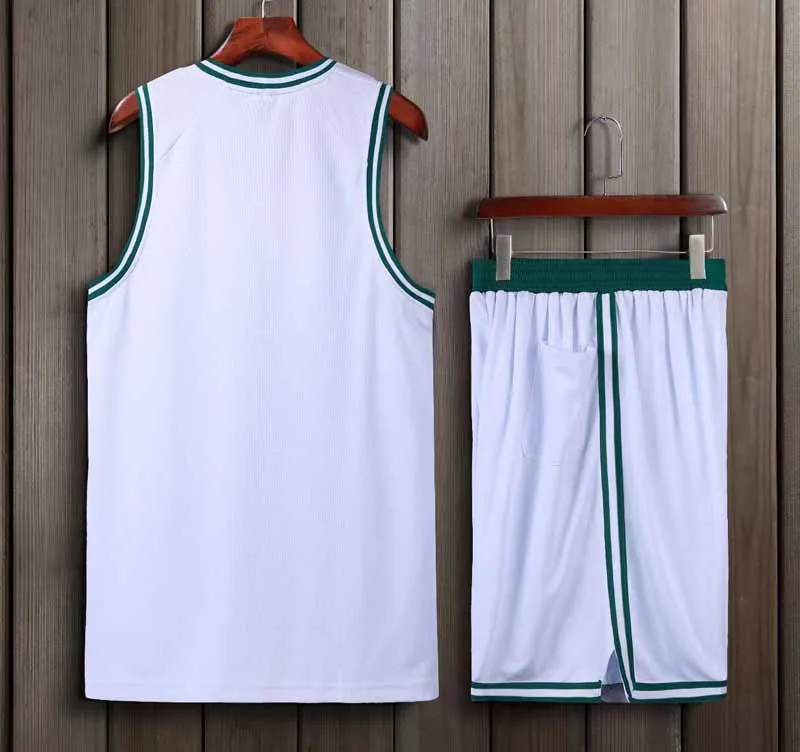 Basketball Men  Team Name  number Gym Clothes Raining Wear T-shirts Custom Sports Jersey Set