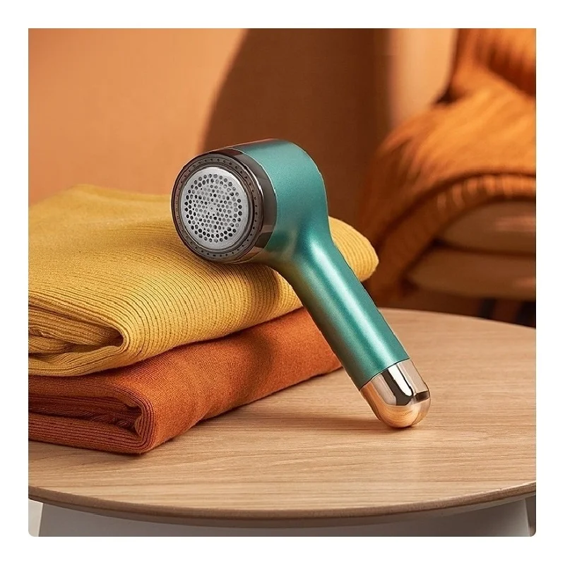 Fabric Shaver Pill Sweater Clothing Fuzz Shaver hairballs Roller 6-Leaf Blades USB Rechargeable Trimmer Electric Lint Remover