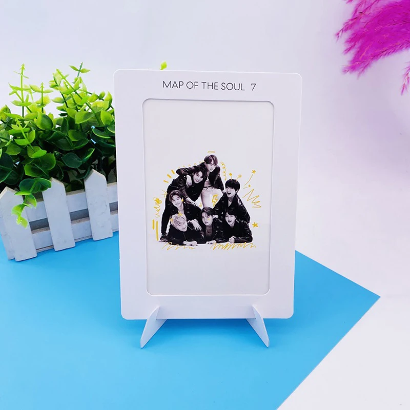 
Customizable Bangtan Boys Kpop Map of the Soul Mini Photo Card Photo Frame Desktop Decoration 
