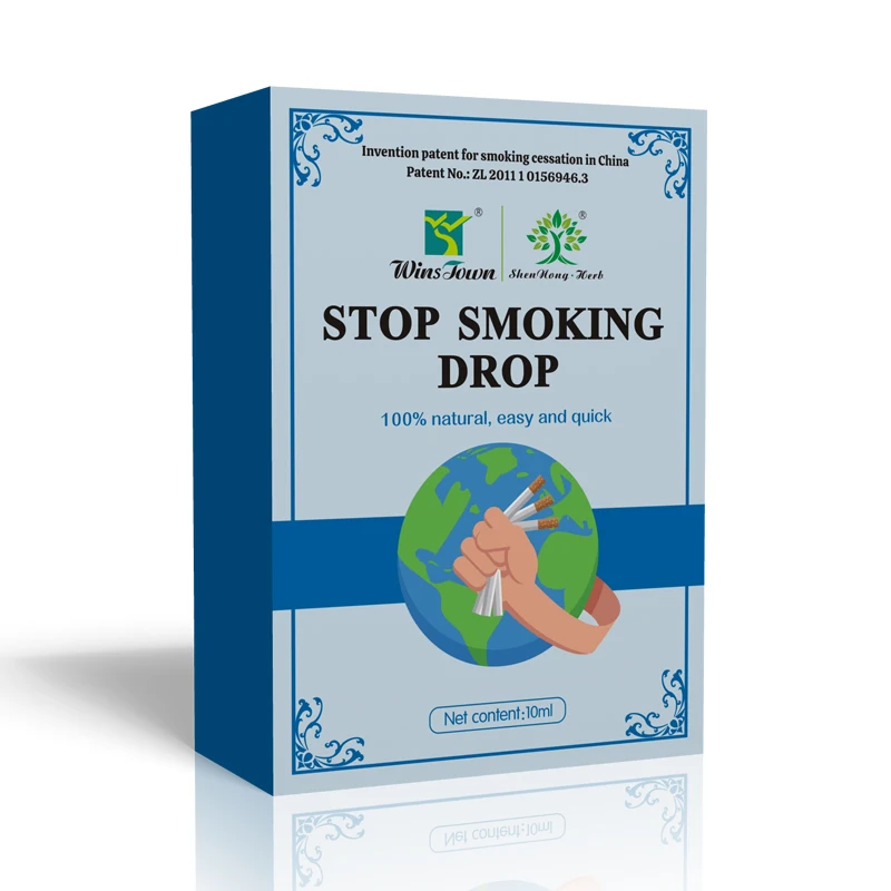 Private Label high quality stop smoking drop 100% natural easy and quick Best Effective stop smoking aid cigarettes