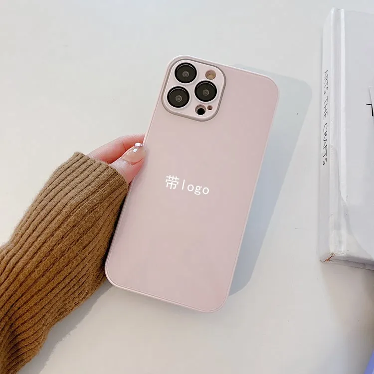 Original Color Liquid Glass Phone Case For iphone14 14pro 14plus 14pro max  Fine Hole Lens Protective Case