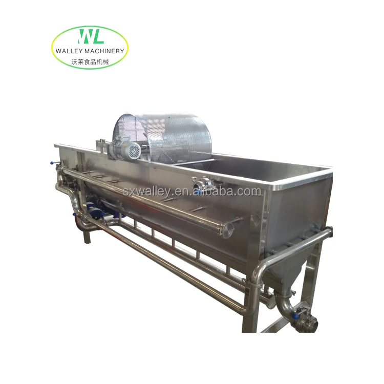 Hotsale Strawberry and Fruit Processing Line Eddy Flow Water Washing Machine Fruit Washer Vortex Vegetable Washing Machine