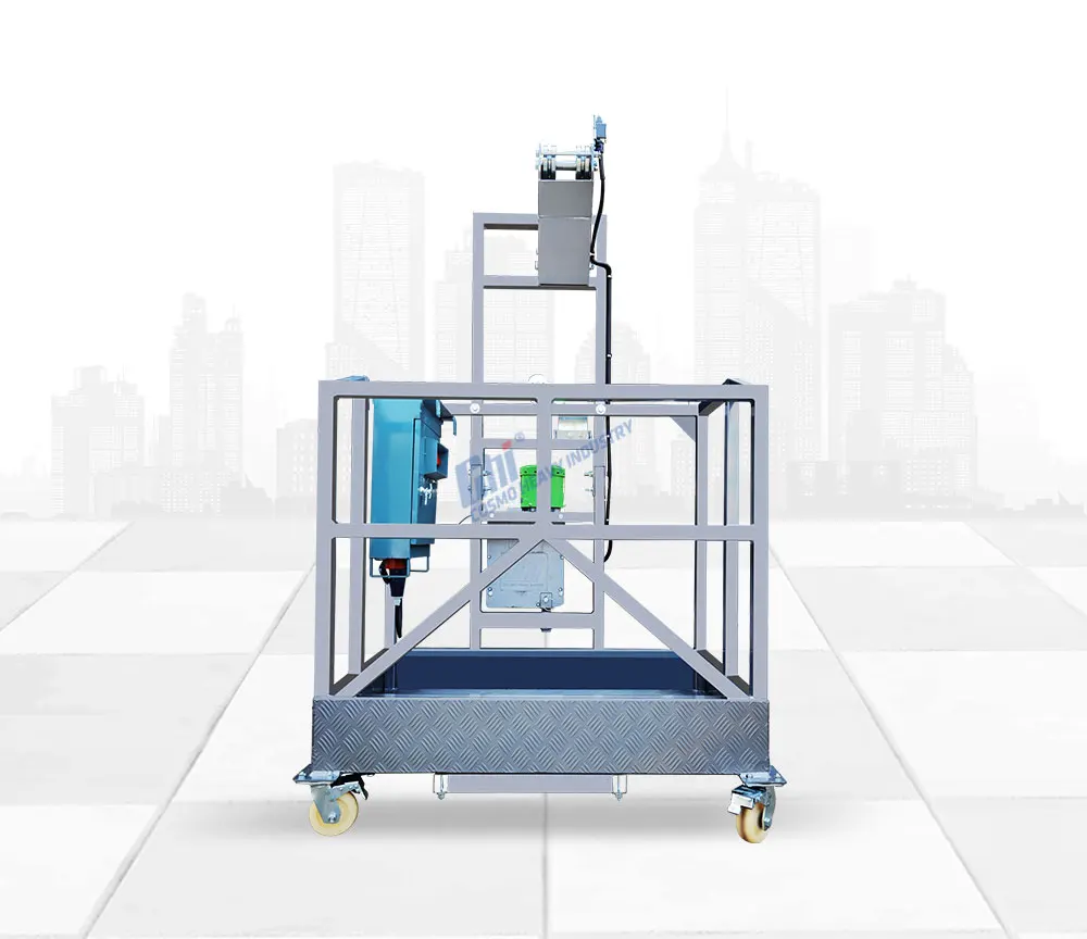 ZLP500,ZLP630,ZLP800,ZLP1000 Electric hoist suspended working platform,lifting cradle,motor gondola