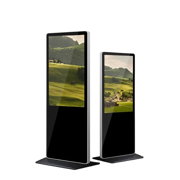 43 Inch LCD Digital Totem Indoor Advertising Equipment Touch Screen Stand Floor Digital Signage