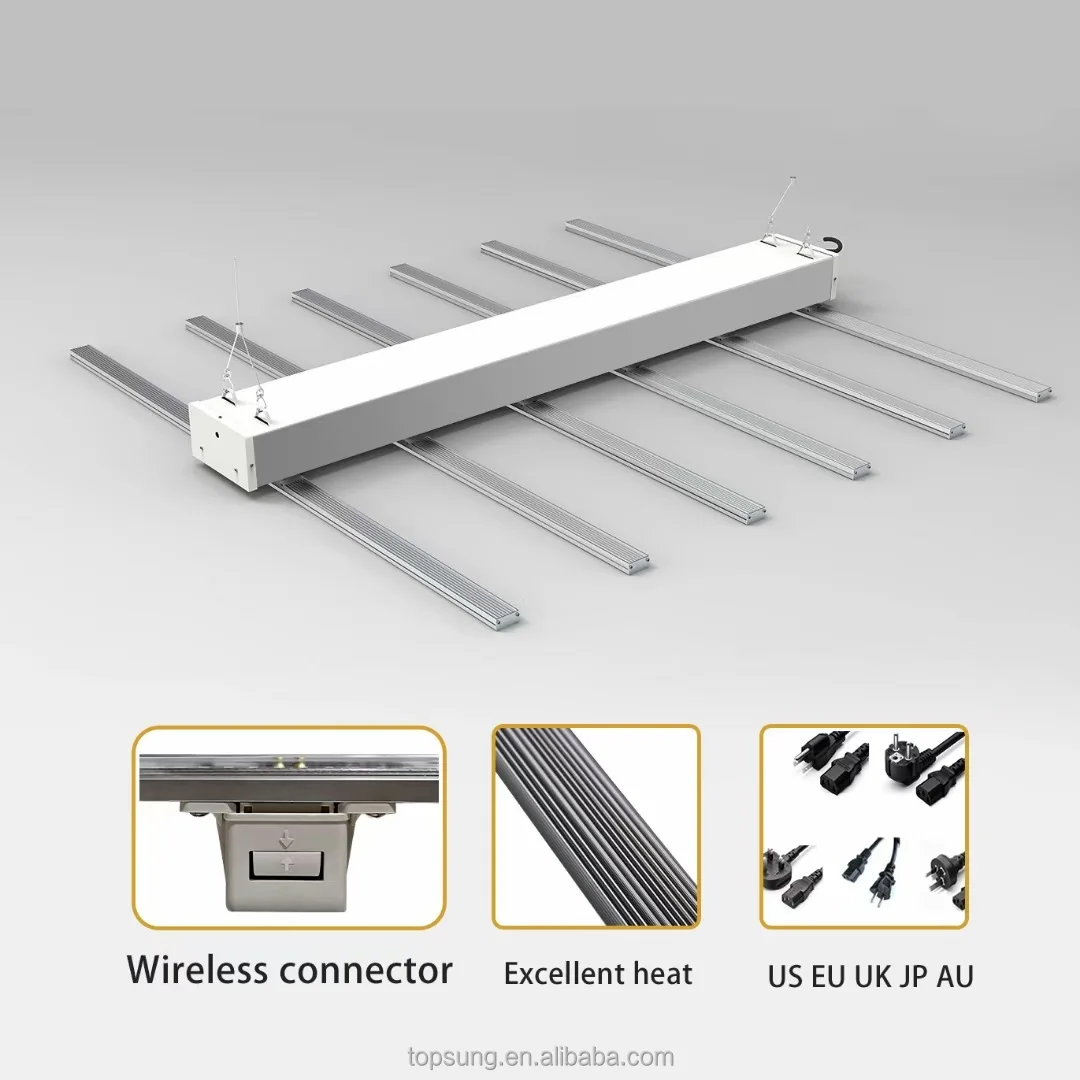 Popular Spider 10 Bars 1000W Led Grow Light Waterproof grow light fullspectrum uv ir With 5-Year Warranty