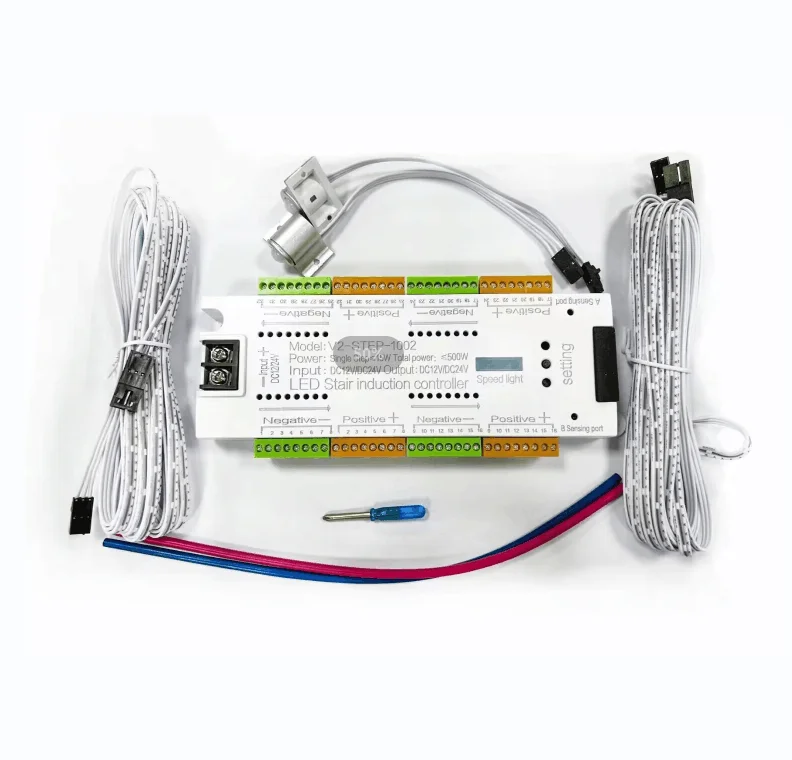 Оптовая Продажа DC12V 24 В светодиодная ступенчатая лампа для украшения человеческого датчика движения контроллер света