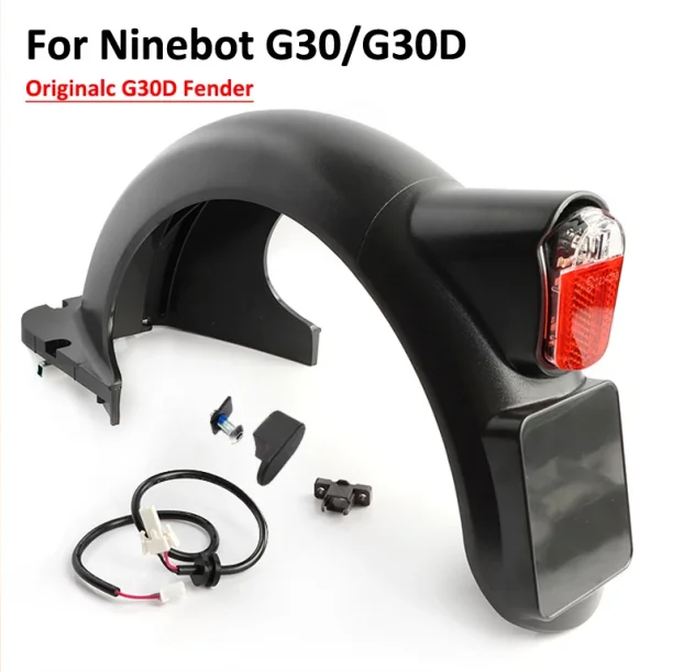 Original Rear Fender for Ninebot MAX G30 G30D Electric Scooter Water Baffle Guard Rear Wheel Mudguard Accessories
