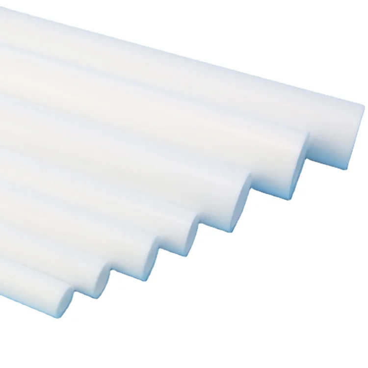 Custom made ptfe hollow rod PTFE casing, high temperature and wear resistance PTFE tube