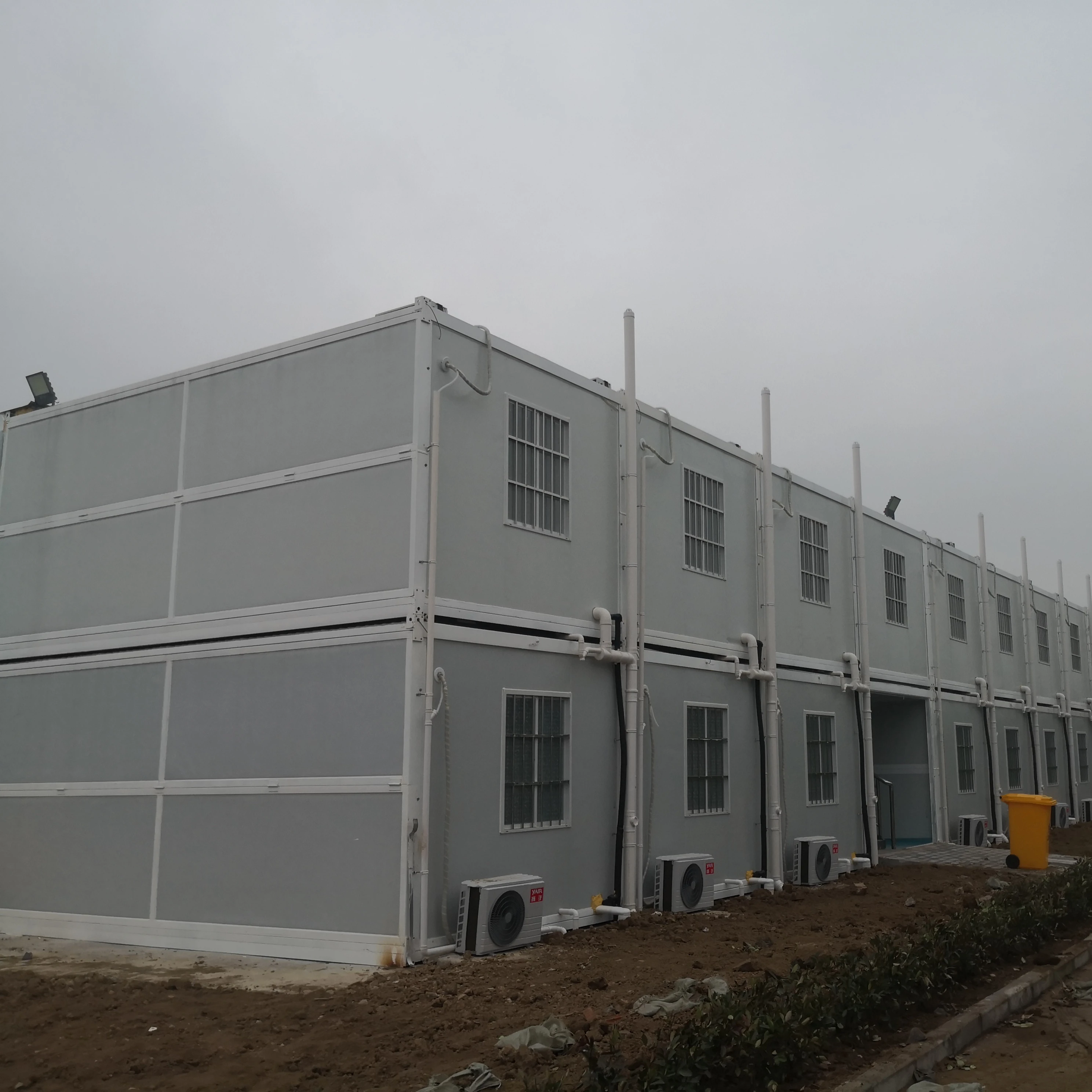 Складной контейнер 20 футов портативный жилой для офиса отеля туалета мастерской охранный