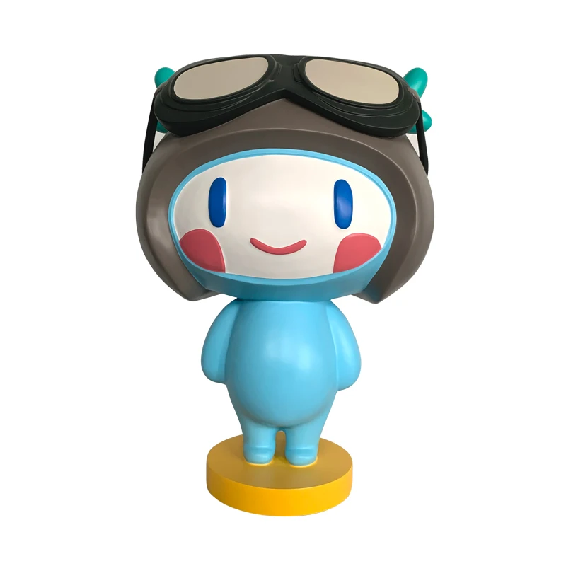 Home Decoration Animal Resin Fiberglass Cute Chinese Dragon Sculpture