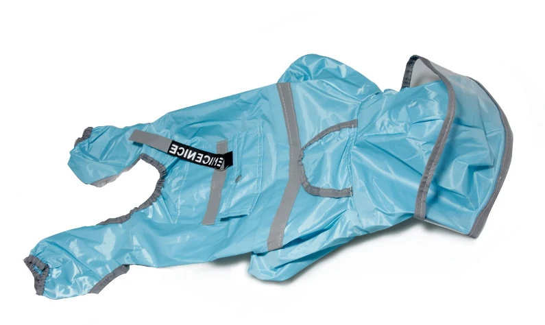 Factory stock wholesale Pet Rainy Days Waterproof Large Dog Clothes Raincoat Jacket of pet clothes clothing