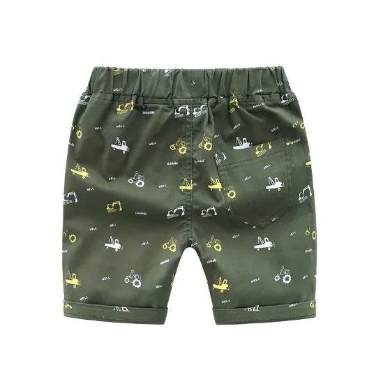 
Lovely Tree Design Child Boy Casual Beach Shorts Summer Trousers for Kid Clothes 
