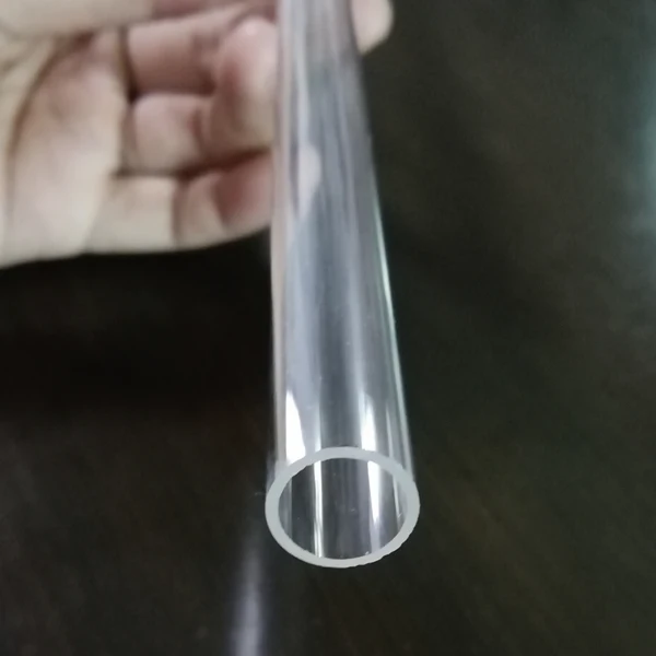 clear plastic transparent Polystyrene tube