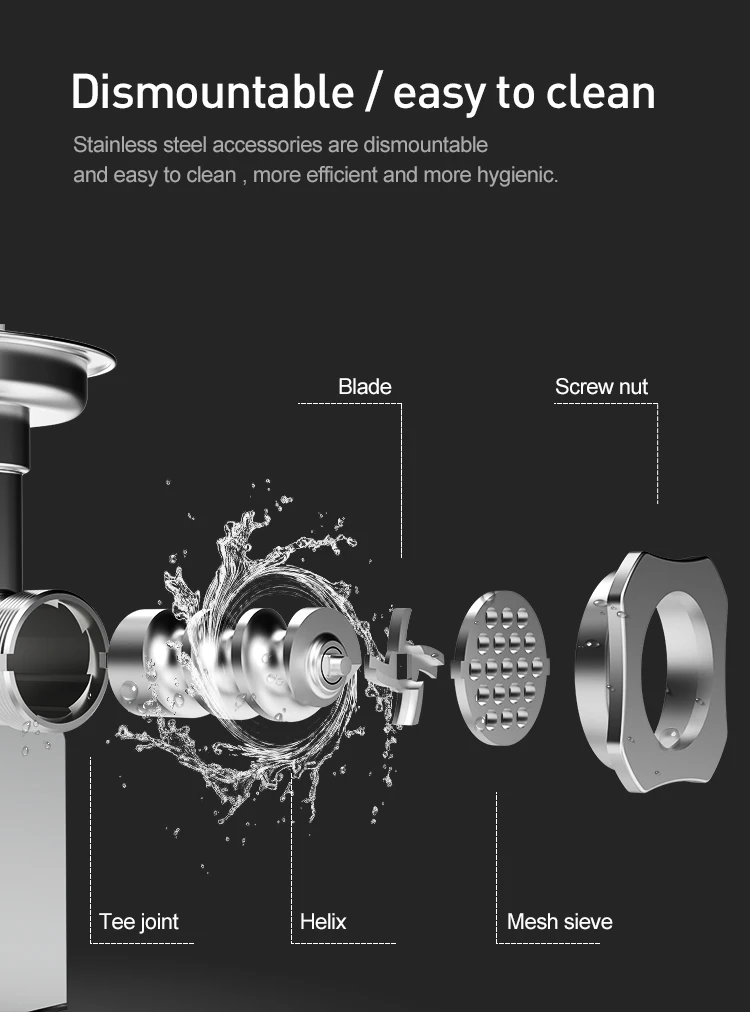 Frozen Electric Industrial Meat Mincer Grinder Meat Cutting Machine Mince Meat Machine