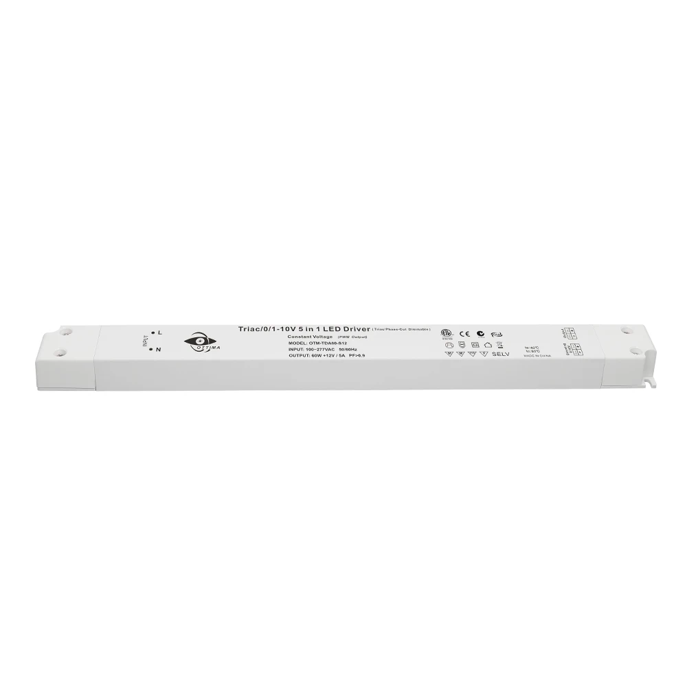 Triac 0-10v 1-10v 10VPWM Dimmable60w 100w 200w 300w 12v 24v 48v led transformer constant voltage Led Driver Power Supply