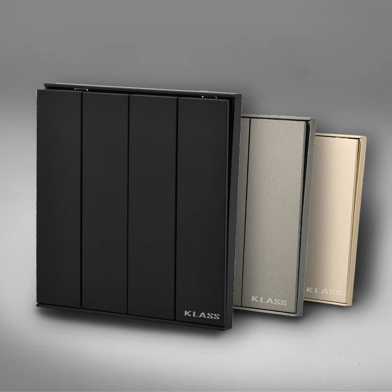 Новый дизайн, современный дизайн для дома и отеля, хорошо известный британский стандарт, Африканский, серый цвет, 1 комплект, 3 канала, Электрический настенный выключатель, розетка