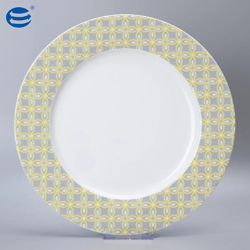 Yellow Daisy Pattern Modern Ceramic Plate Cup Dinner Sets for Restaurant Event Party Wedding Porcelain Dinnerware Set