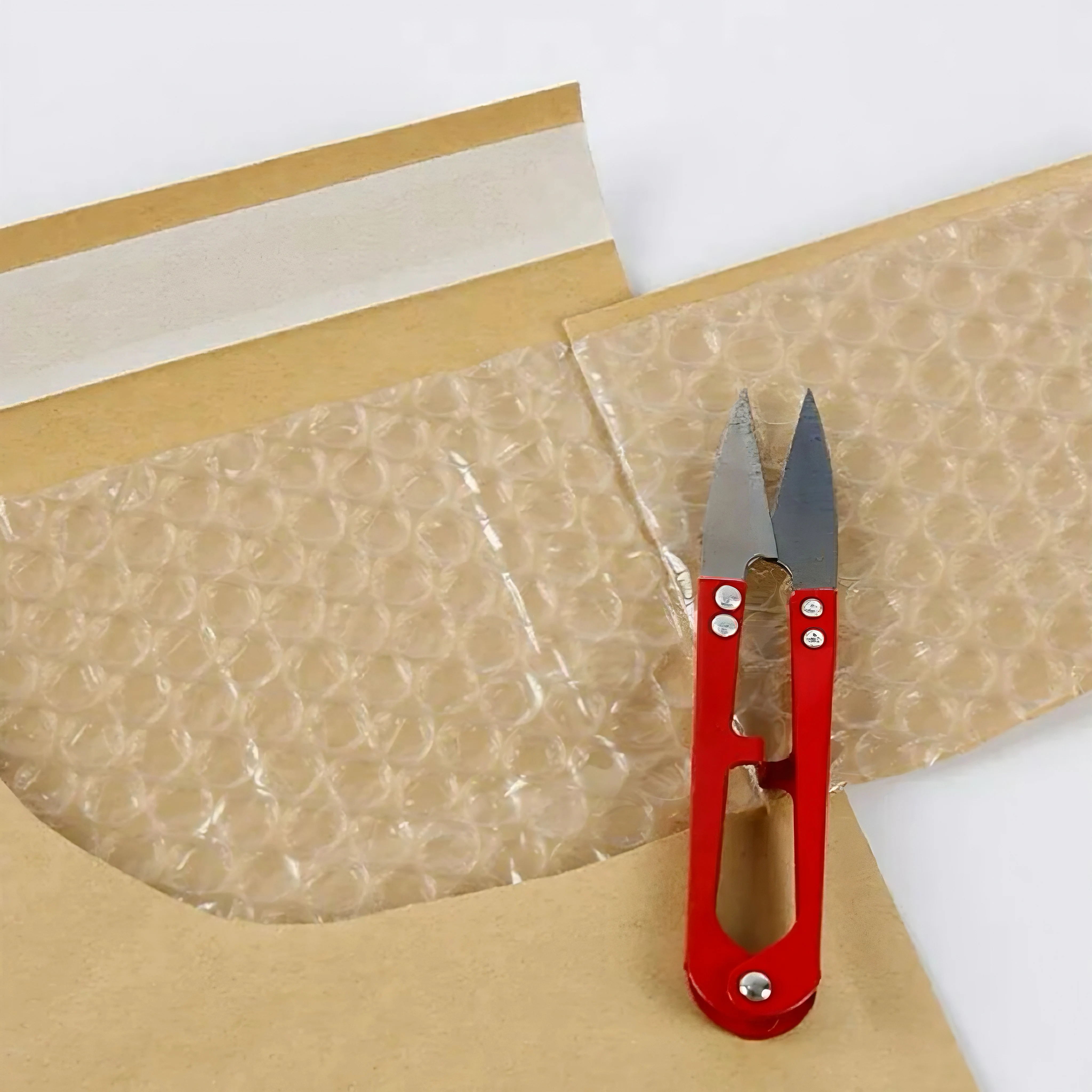 Wholesale custom kraft corrugated bubble mailer biodegradable paper padded envelope