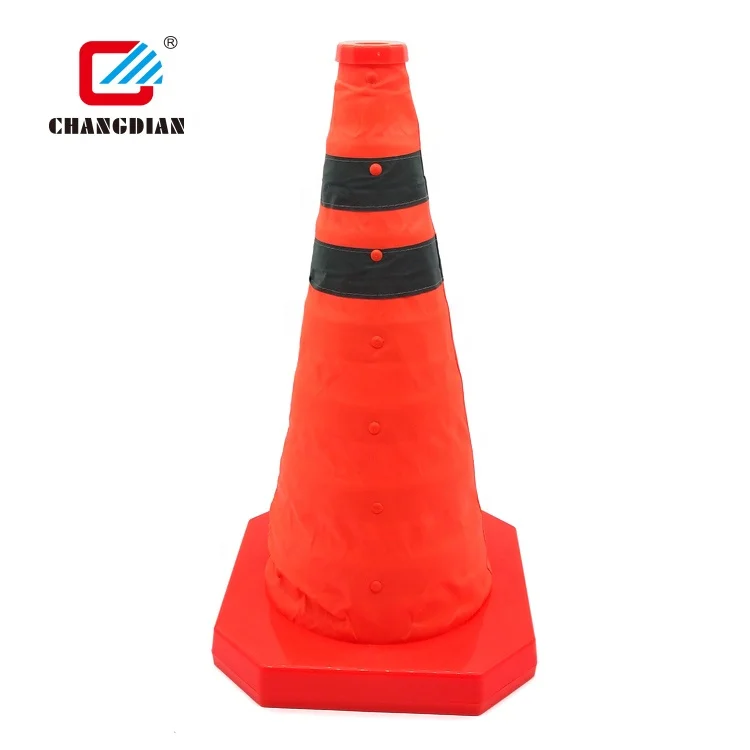 
20mm Car Emergency Bag Safety Kits And Warning Triangle Foldable Reflection Telescopic Road Cone 