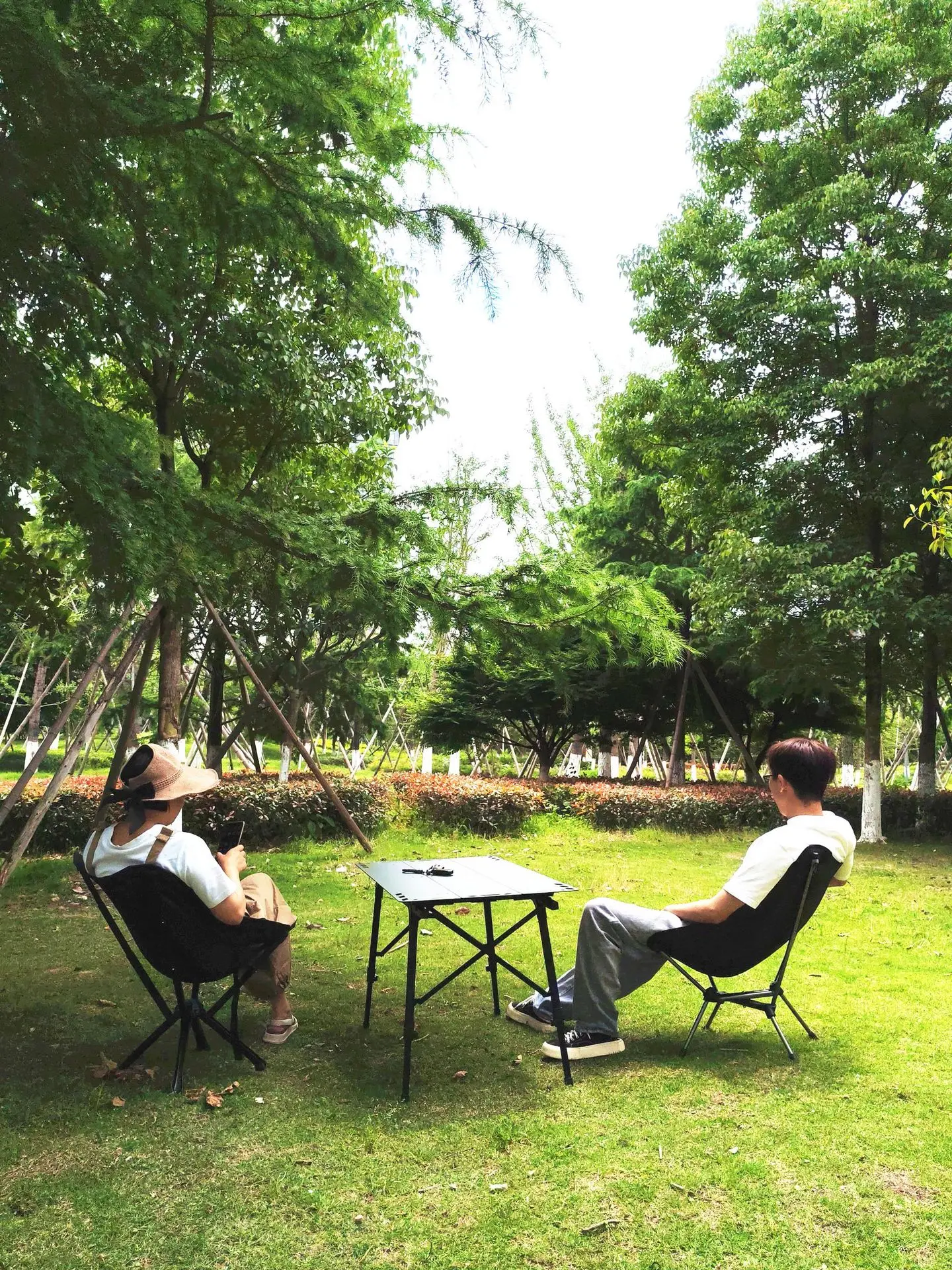 Picnic Outdoor Three-Stage Folding Table, Portable Table with Adjustable Legs, Aluminium Alloy Table for Camping