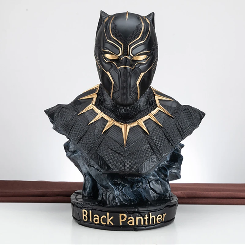 Хит продаж креативная Фигурка «Черная Пантера» украшение для дома настольная смола статуя супергероя Черная пантера