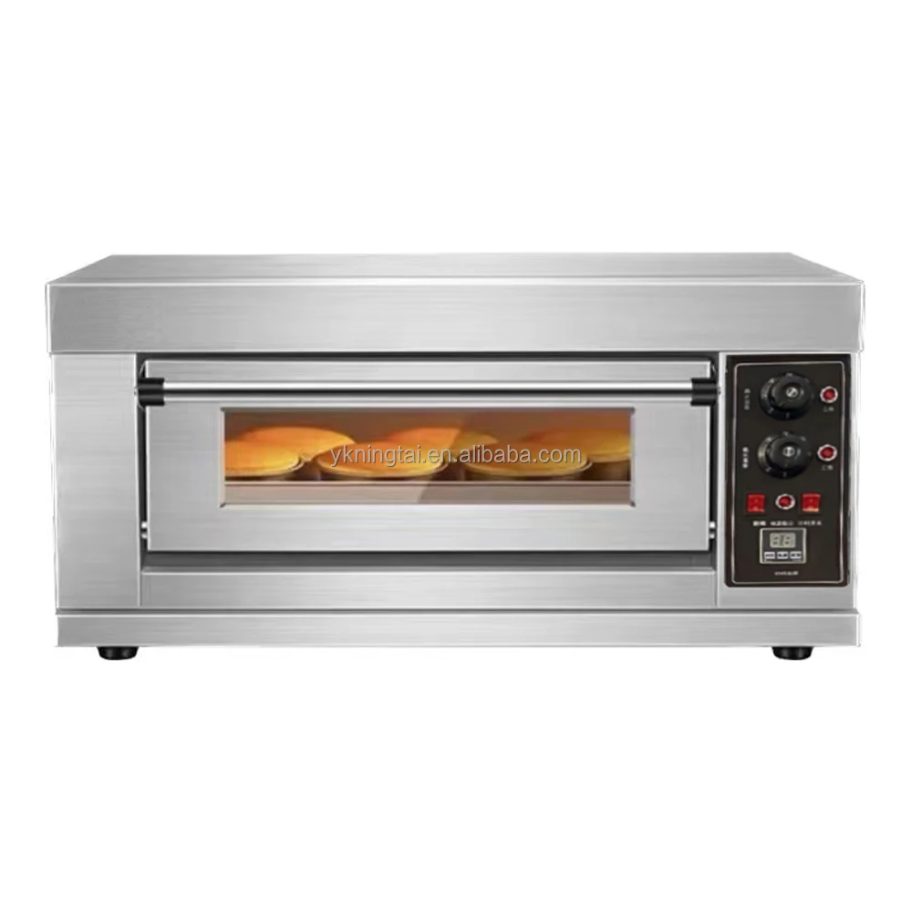 Professional Electric Deck Oven with 1 Tray Small Commercial Bread Making Machines for Bakery Restaurant Home Use New Condition