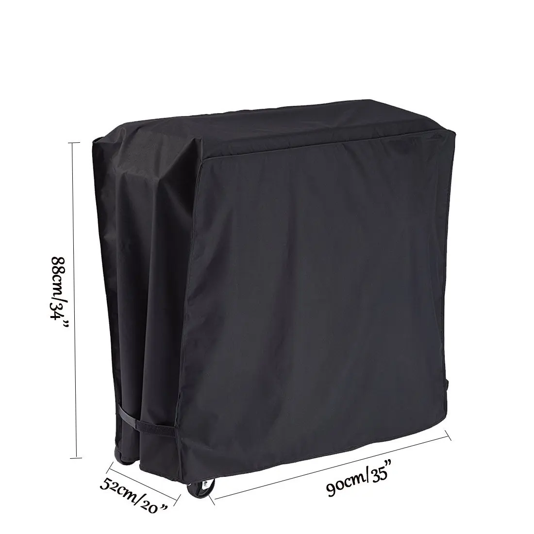 Cooler Cart Cover Black Waterproof Rolling Cooler Cover Cold Drink Car Cover