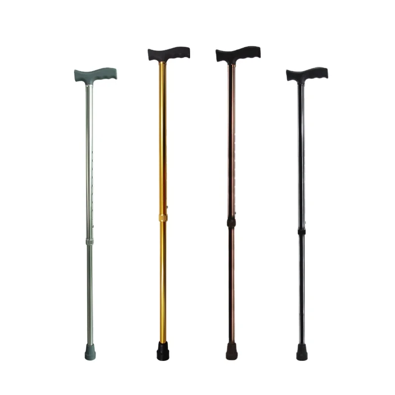 Custom Made Walking Sticks Medical Mountain Hiking Telescopic Walking Sticks Adjustable Crutches