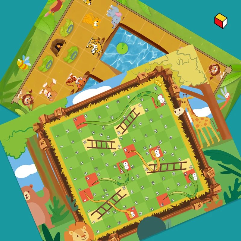 
6 in1 Baby Toy Game and Puzzles Multifunctional Flight chess Table Game travel game Educational toys for Children Gifts for kid 