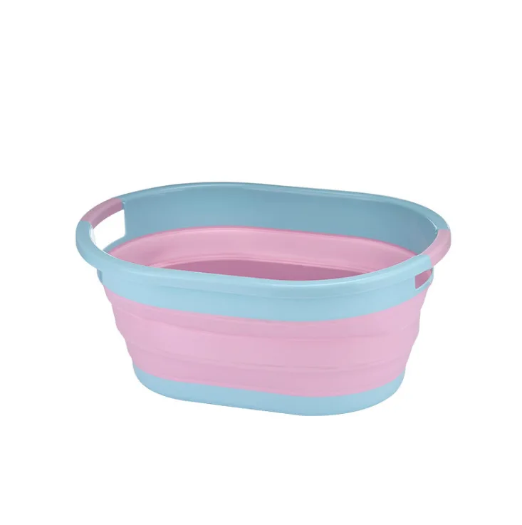 Hot Sale Foldable Plastic Retractable Dirty Clothes Sorting Large-capacity Laundry  Basket