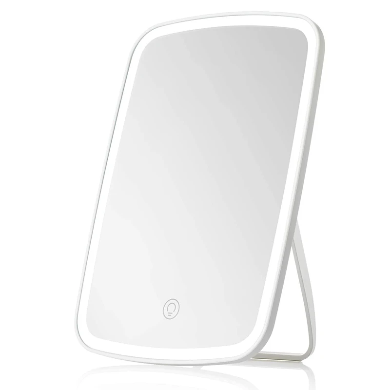 Desktop Travel Portable Vanity Lighted Table LED Makeup Mirror