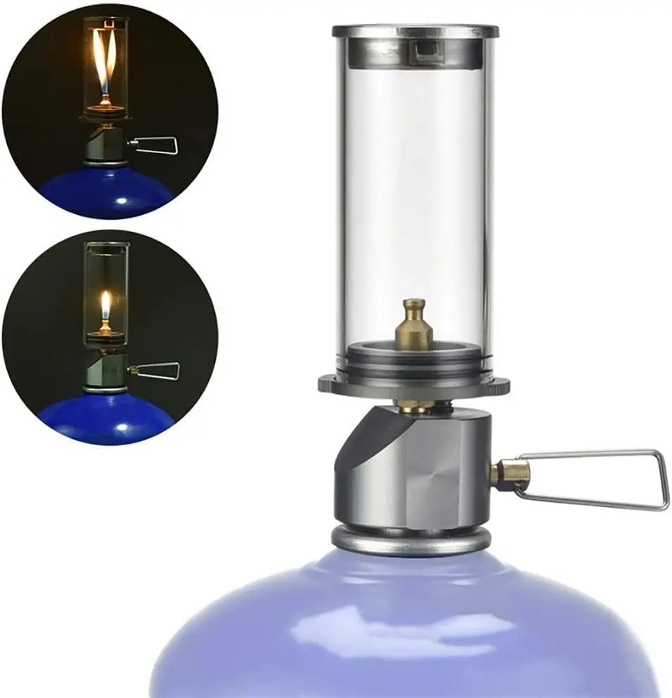 Portable Mini Gas Lamp Butane Camping Lantern Camping Gas Lamp Camping Gas Light