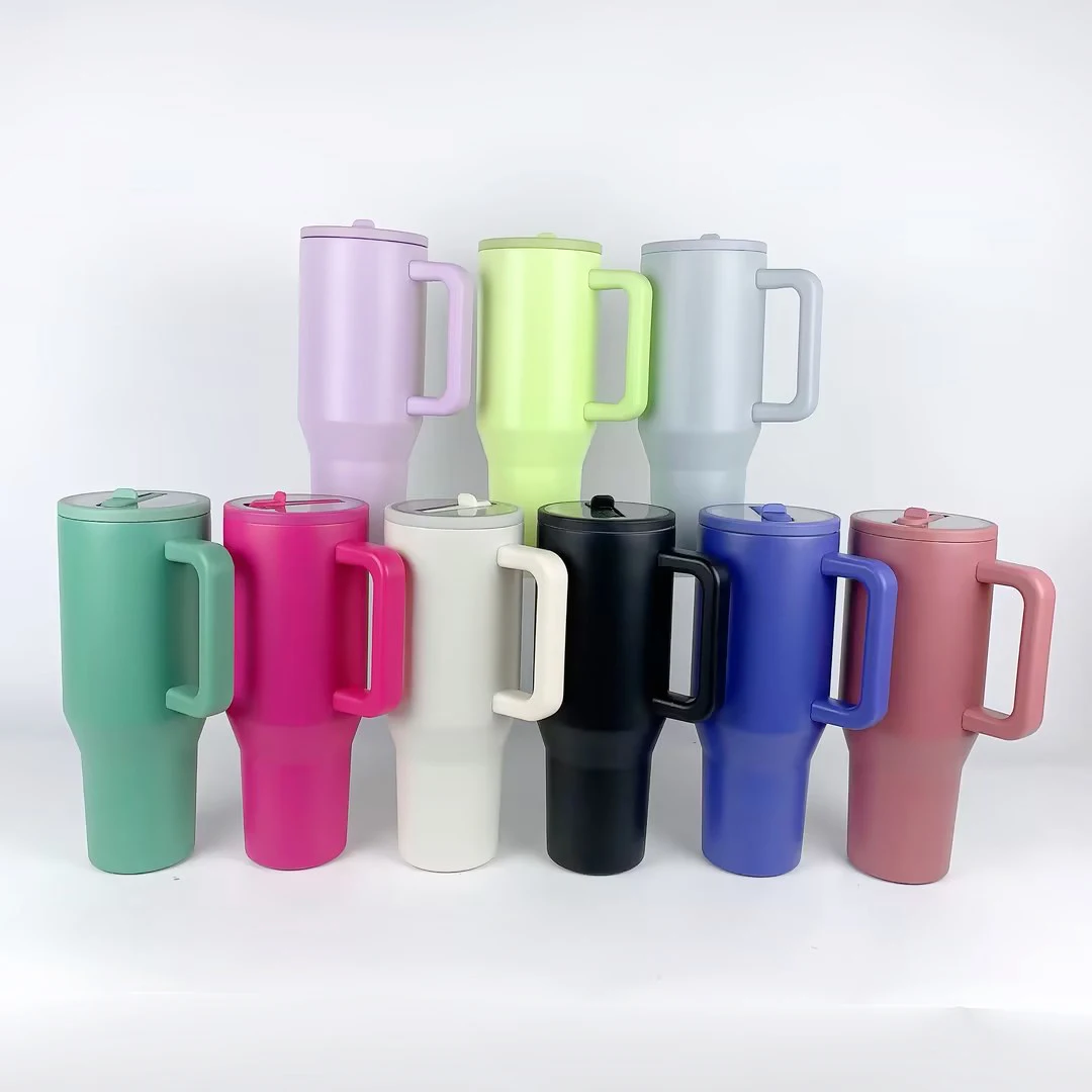 2024 40oz Water Jug With Leakproof Lid and Flip Straw Insulated Fitness Water Bottle Eco Friendly Outdoor Traveler Hydro Tumbler