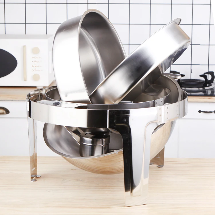 Luxury Fuel Buffet Equipment Food Warmers Buffet Chafing Dish for Hotel Restaurant Stainless Steel Chafing Dish