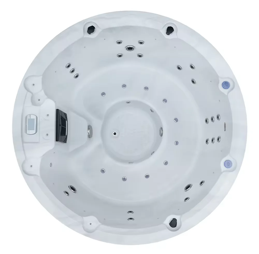 2024, оптовая продажа, заводская цена, джакузи balboa, джакузи на открытом воздухе, круглые спа-ванны, простой дизайн, массажные спа-Салоны для 7 человек