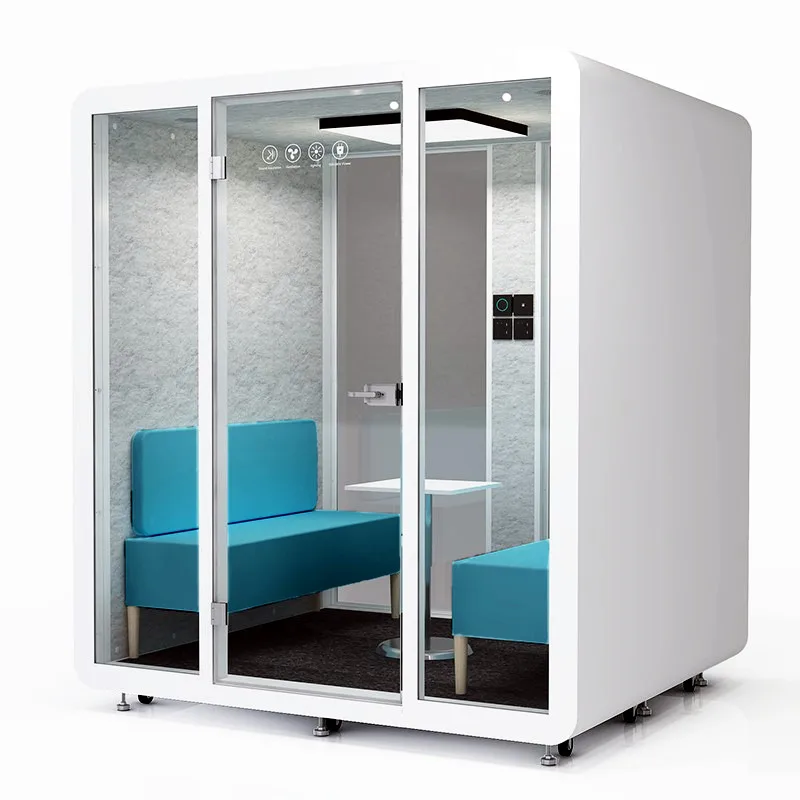 Modern Privacy Office Phone Booth Focus Booth With an open office Loop Solo Privacy Pod