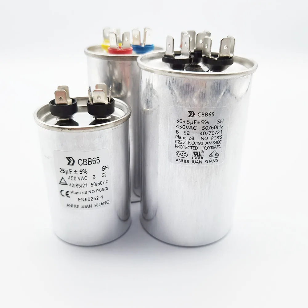 Refrigerator Compressor Capacitor 440V Cbb65 Running Capacitor